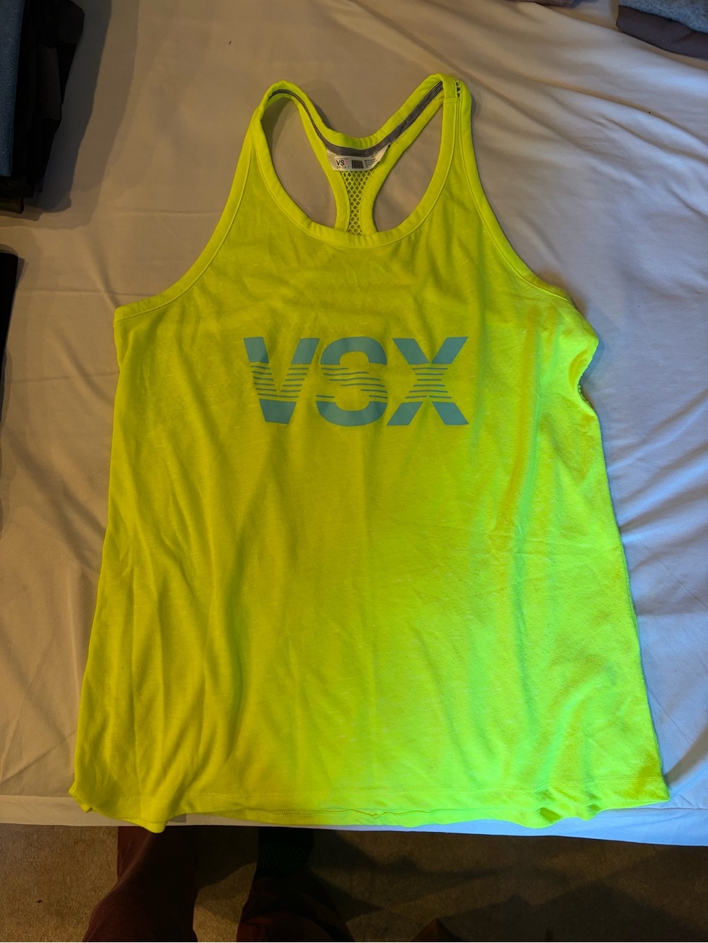 VSX Neon Lime Athletic Tank Top